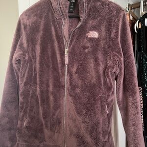 The North Face Purple Teddy Jacket Plush Fleece